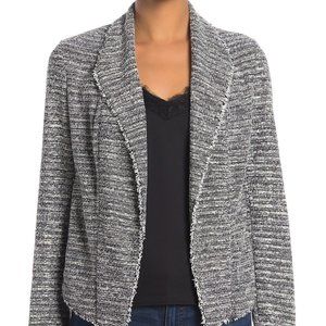 NWT Max Studio Waterfall Tweed Blazer XS
